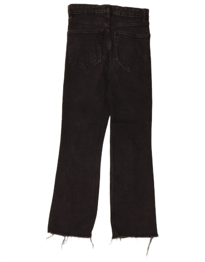 Женские джинсы Bootcut Zara EU 36 XS W26 L25 черные