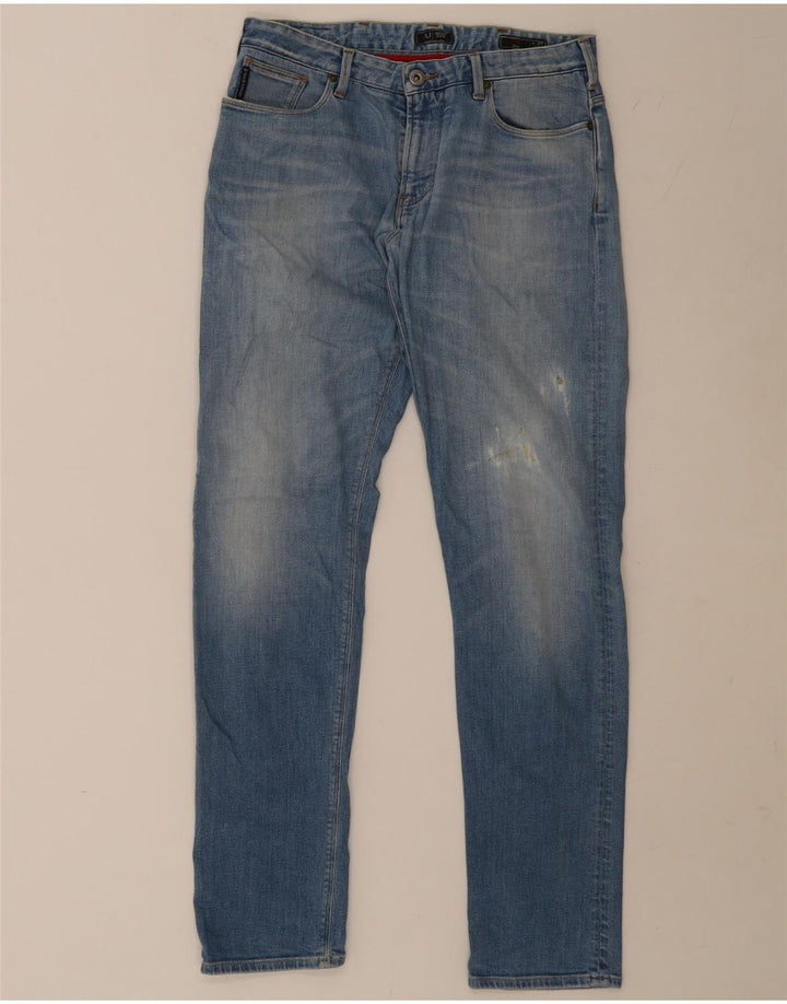 Мужские джинсы Armani J06 Slim W9 L32, синий хлопок
