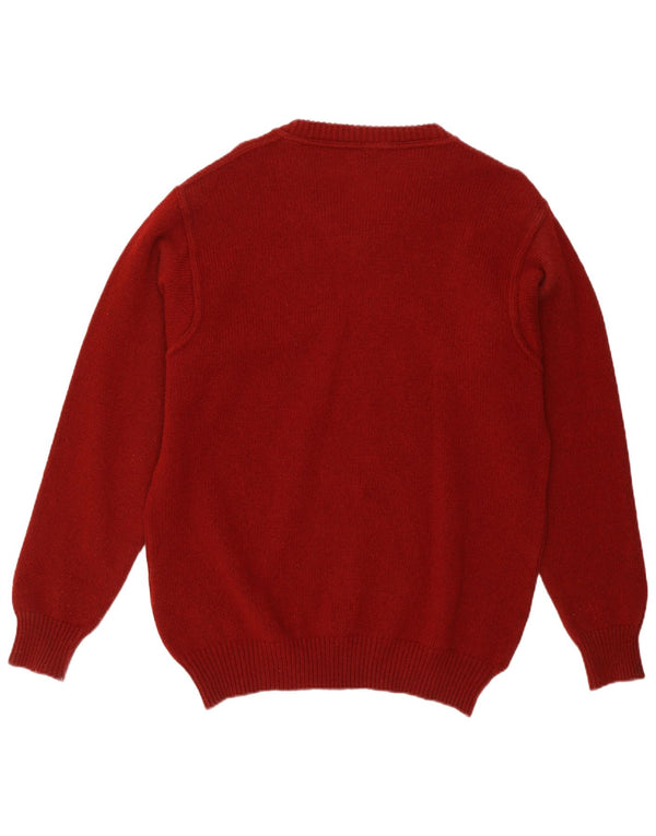 Мужской джемпер с v-образным вырезом NORTH SAILS XL, бордовый, шерсть