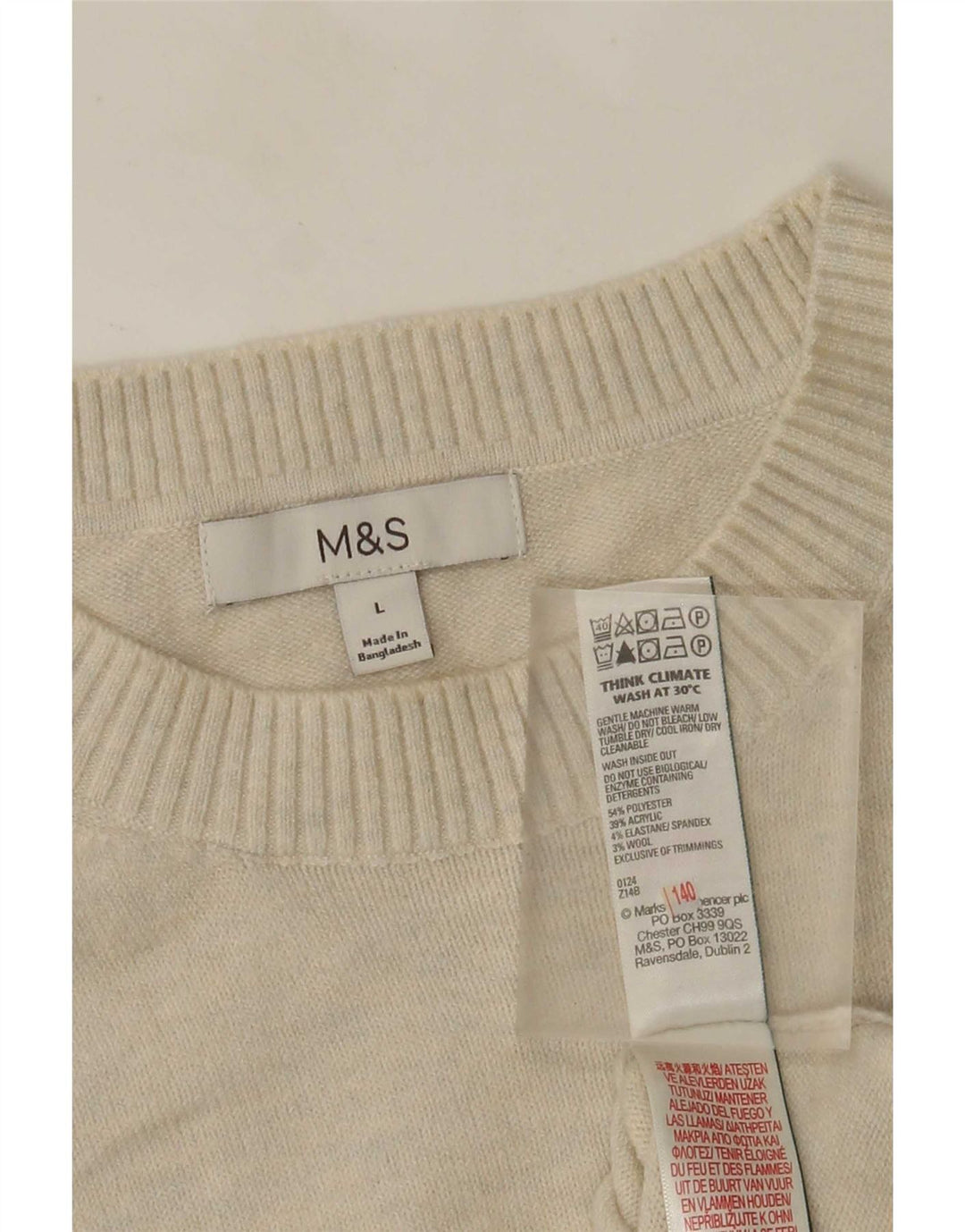 Женская майка без рукавов Marks & Spencer UK 16, большая с белыми крапинками