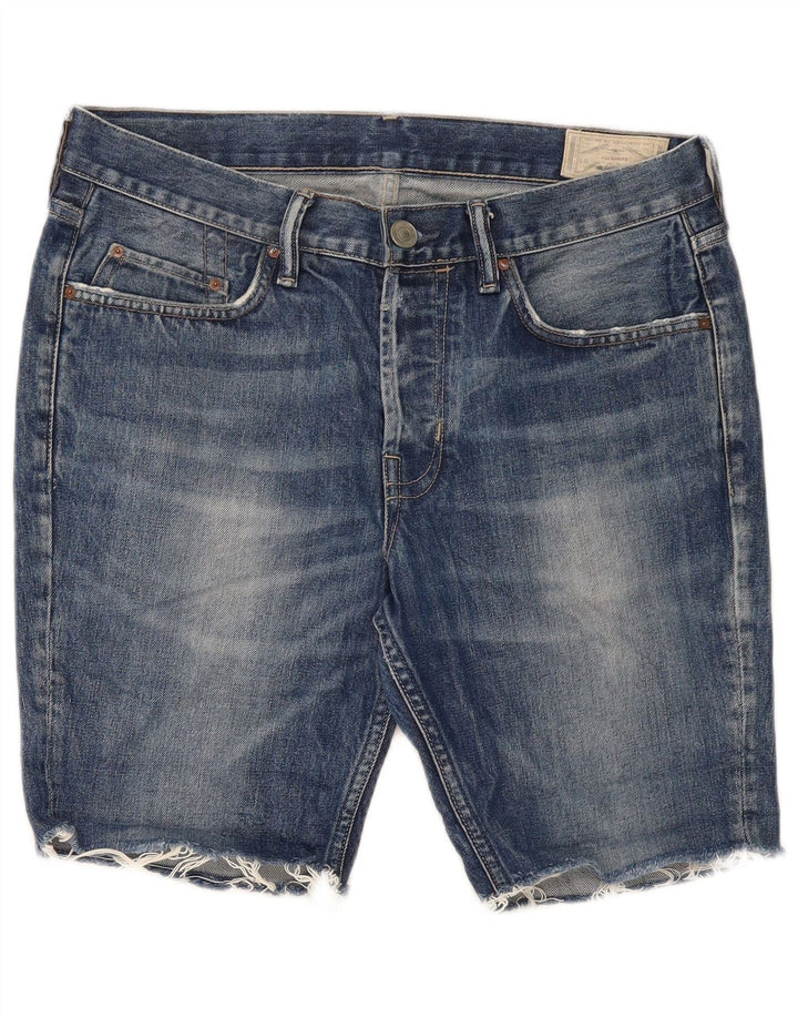Женские джинсовые шорты All Saints 607 W34, большие синие, хлопок