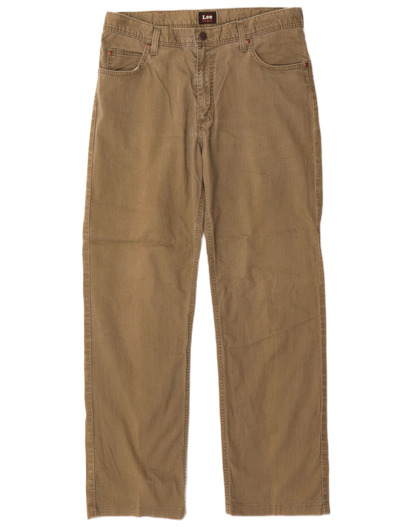 Мужские прямые повседневные брюки Lee Brooklyn W34 L30 хаки