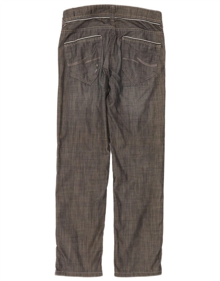 Мужские потертые прямые джинсы Jack & Jones W30 L29 серые