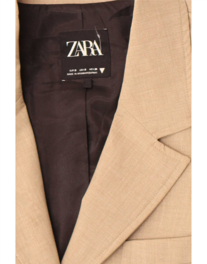 Женское болеро Zara UK 10, маленький коричневый цвет