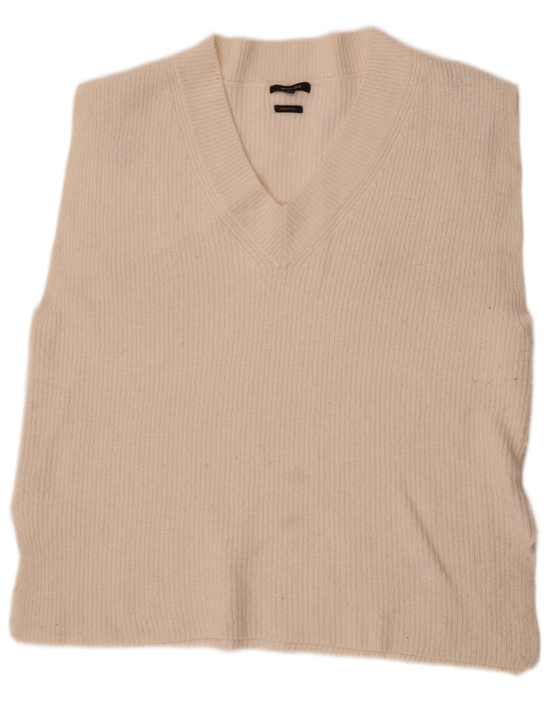 Женский жилет Massimo Dutti UK 14 Medium Off White из полиамида