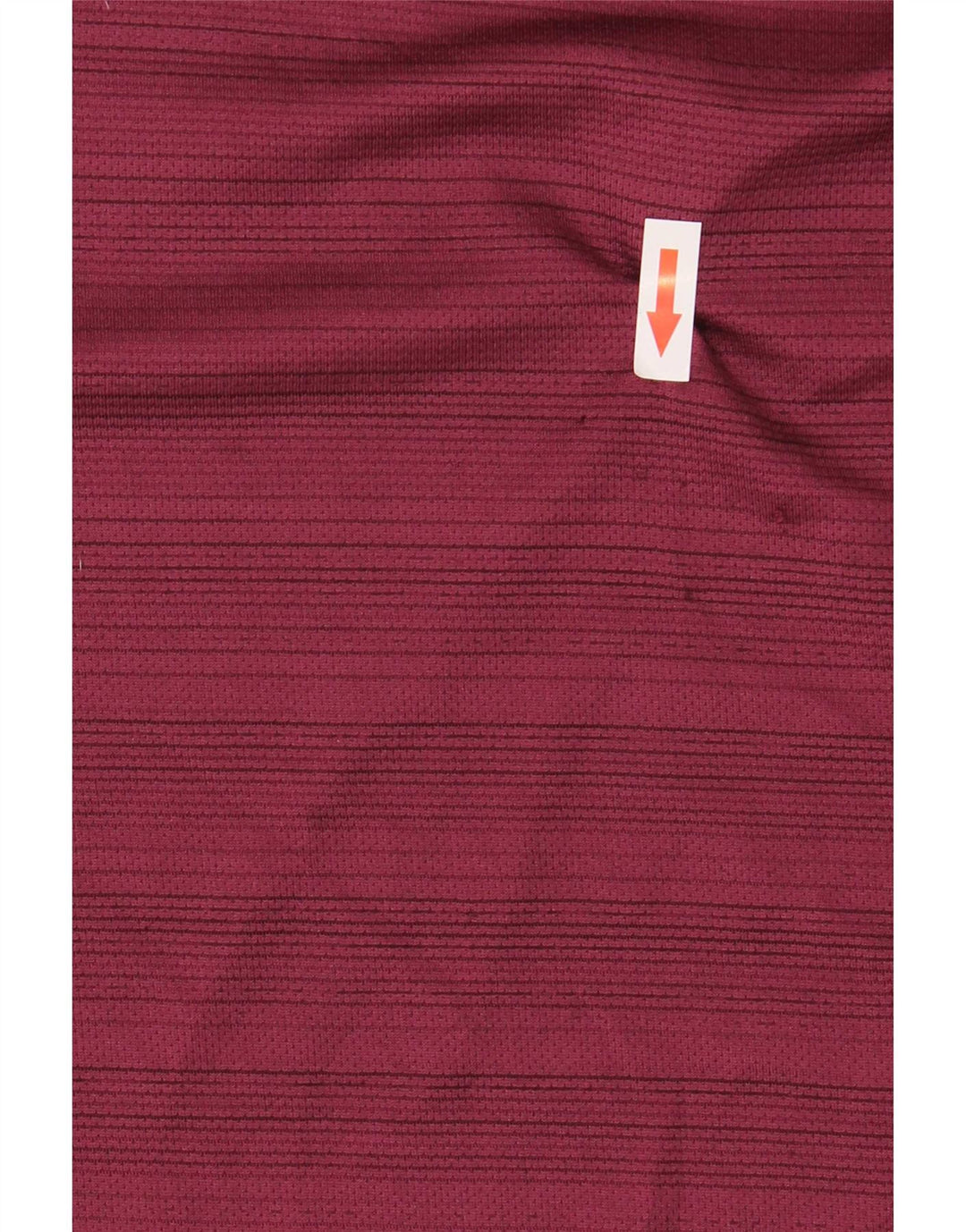 Мужская футболка Nike Dri Fit из полиэстера в большую бордовую полоску