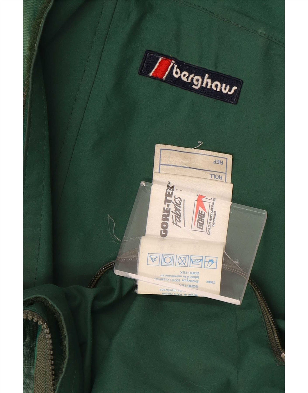 Berghaus Мужской плащ с капюшоном UK 38 Средний Зеленый Нейлон
