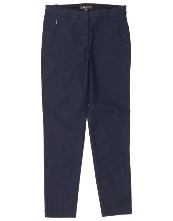 Женские брюки-чиносы скинни Esprit UK 10, маленькие W30 L29, темно-синие, хлопок