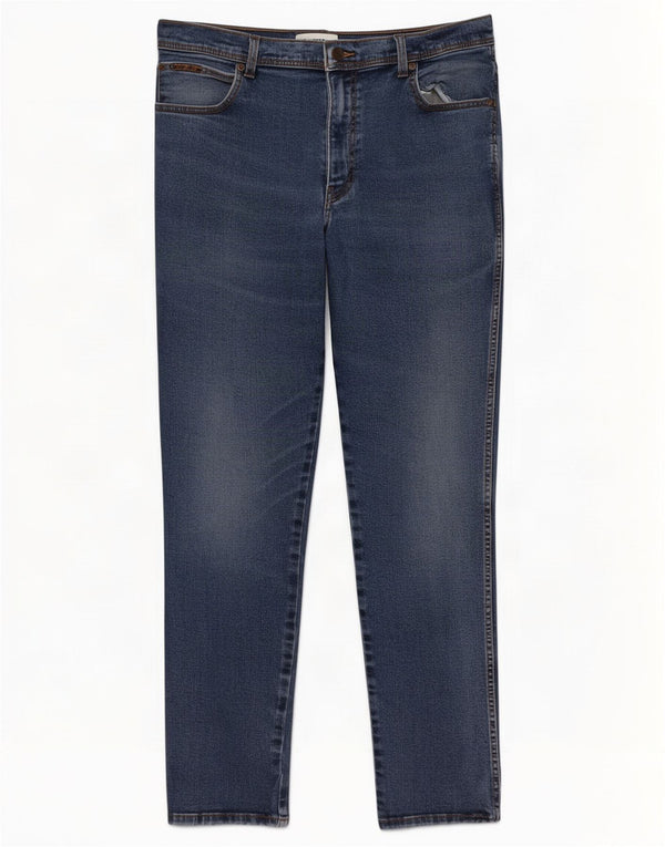 Мужские прямые джинсы Wrangler Texas W38 L32, синий хлопок