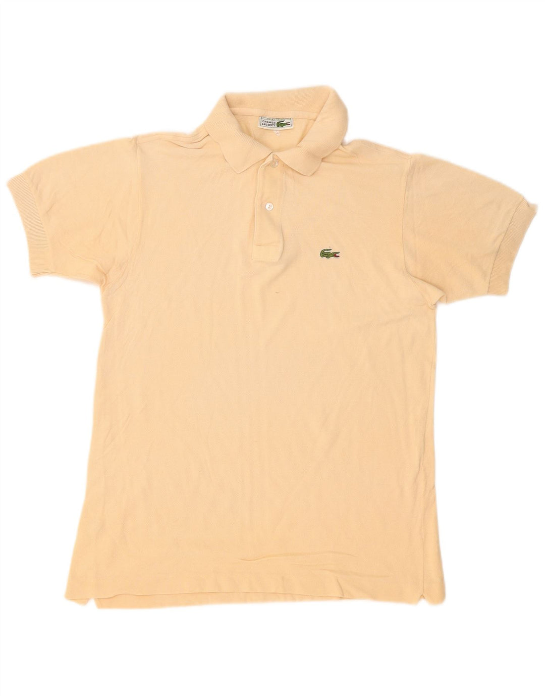 Мужская рубашка-поло Lacoste, размер 4, средний бежевый хлопок