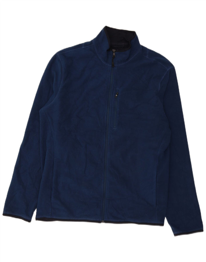 Мужская флисовая куртка Marks & Spencer UK 42 XL темно-синяя, полиэстер