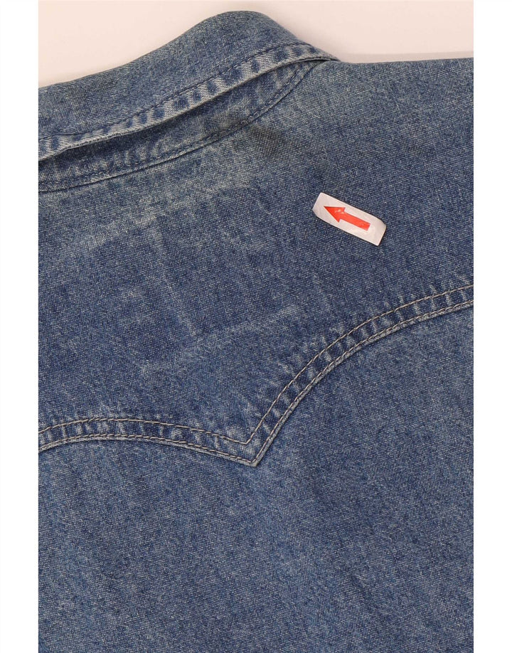 Мужская джинсовая рубашка Levi's, маленькая синяя