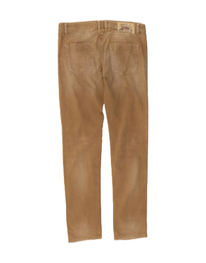 SISLEY Womens Distressed Slim Jeans W32 L35  Brown Vintage Sisley and Second-Hand Sisley from Messina Hembry 