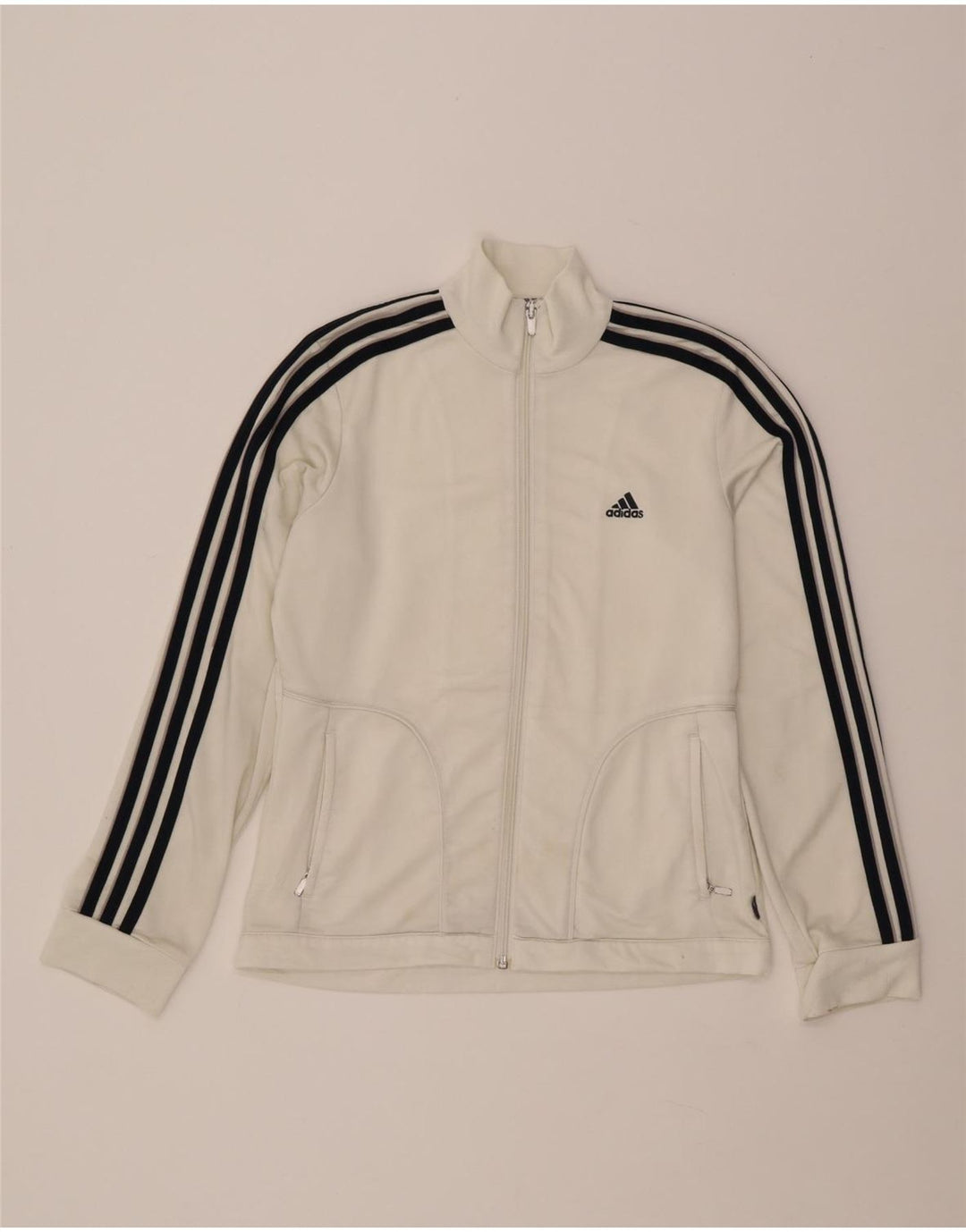 Женский спортивный костюм ADIDAS Top Jacket UK 14, средний белый полиэстер