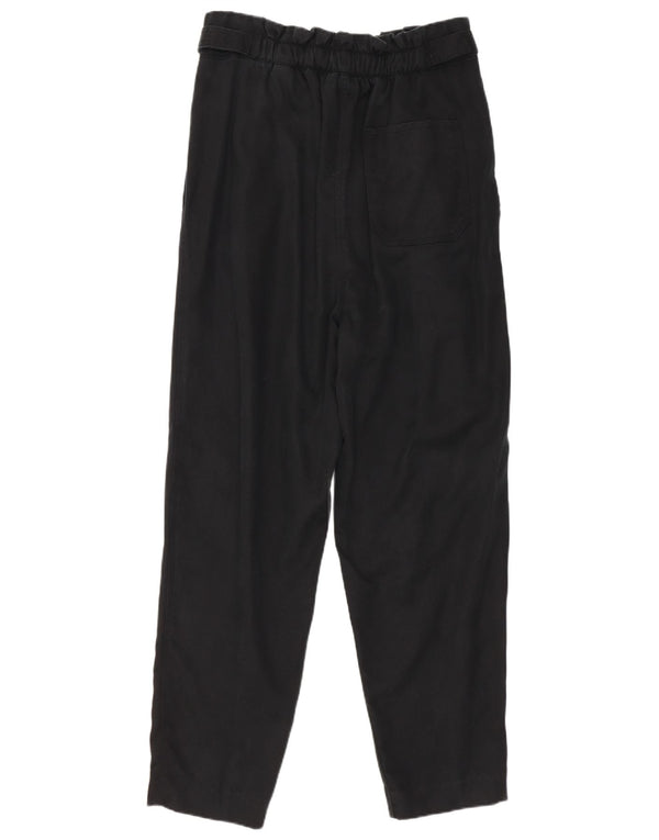 Женские зауженные брюки-шаровары Marks & Spencer UK 12, средние W30 L26, черные