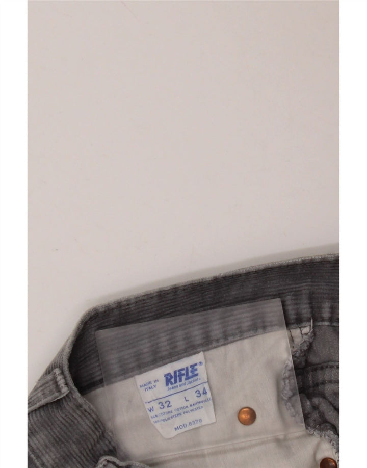 Мужские прямые вельветовые брюки RIFLE W28 L28, синие, хлопок