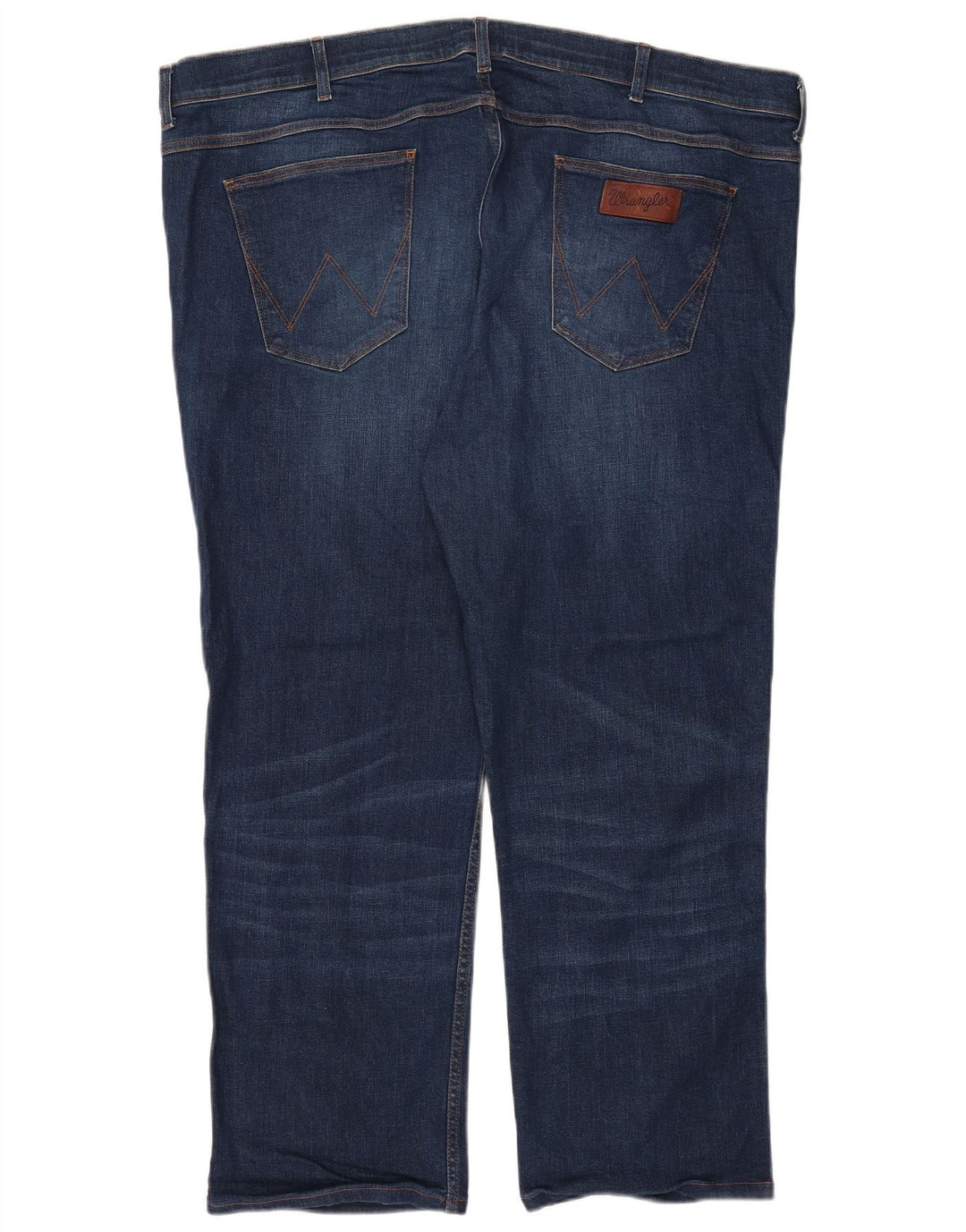 Мужские прямые джинсы Wrangler W47 L28 темно-синие