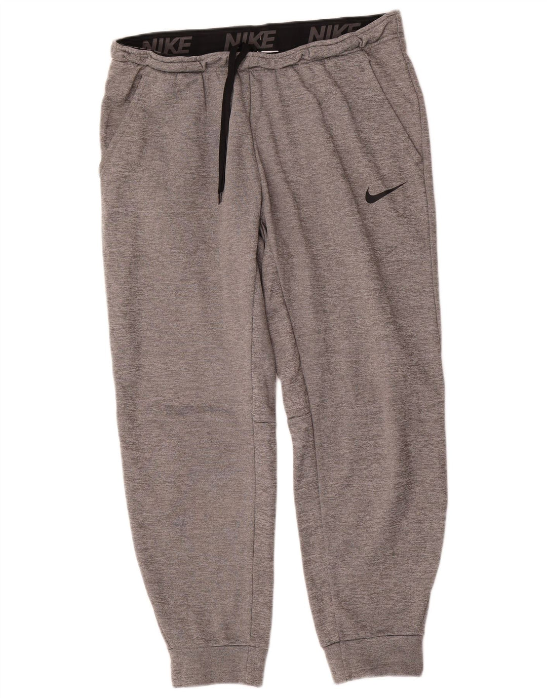 Мужские спортивные брюки Nike Therma-Fit из полиэстера, большие серые джоггеры