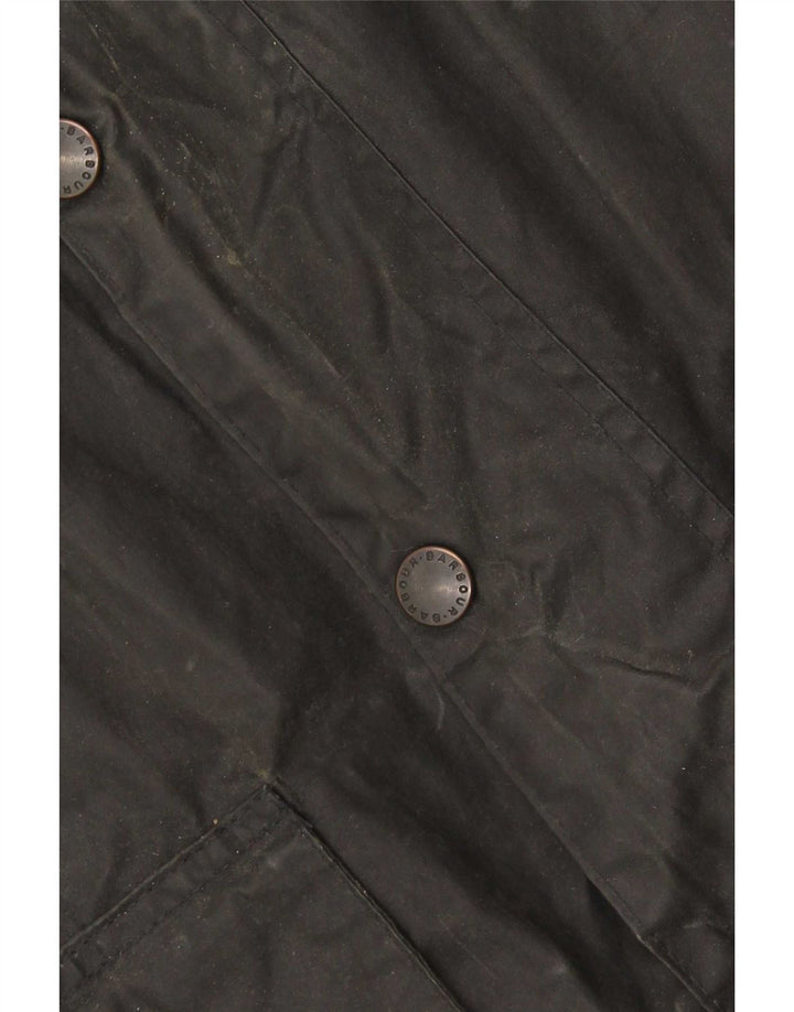 Мужская куртка Barbour из вощеного хлопка EU 50, средний черный