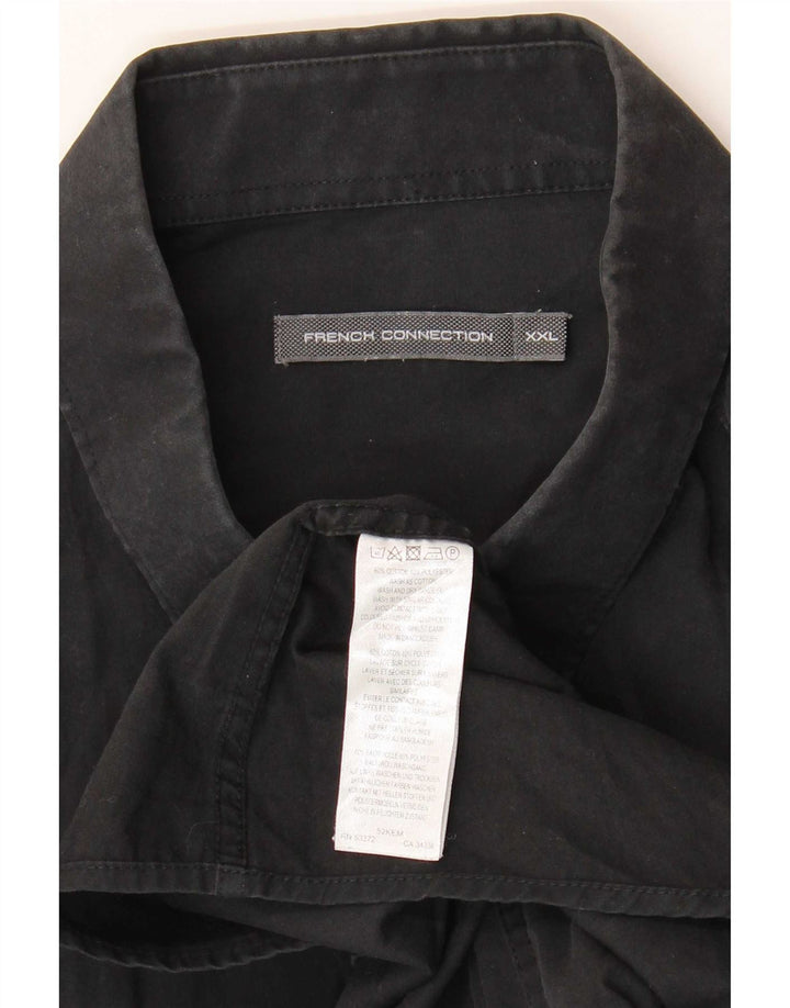 Мужская рубашка French Connection 2XL, черный хлопок