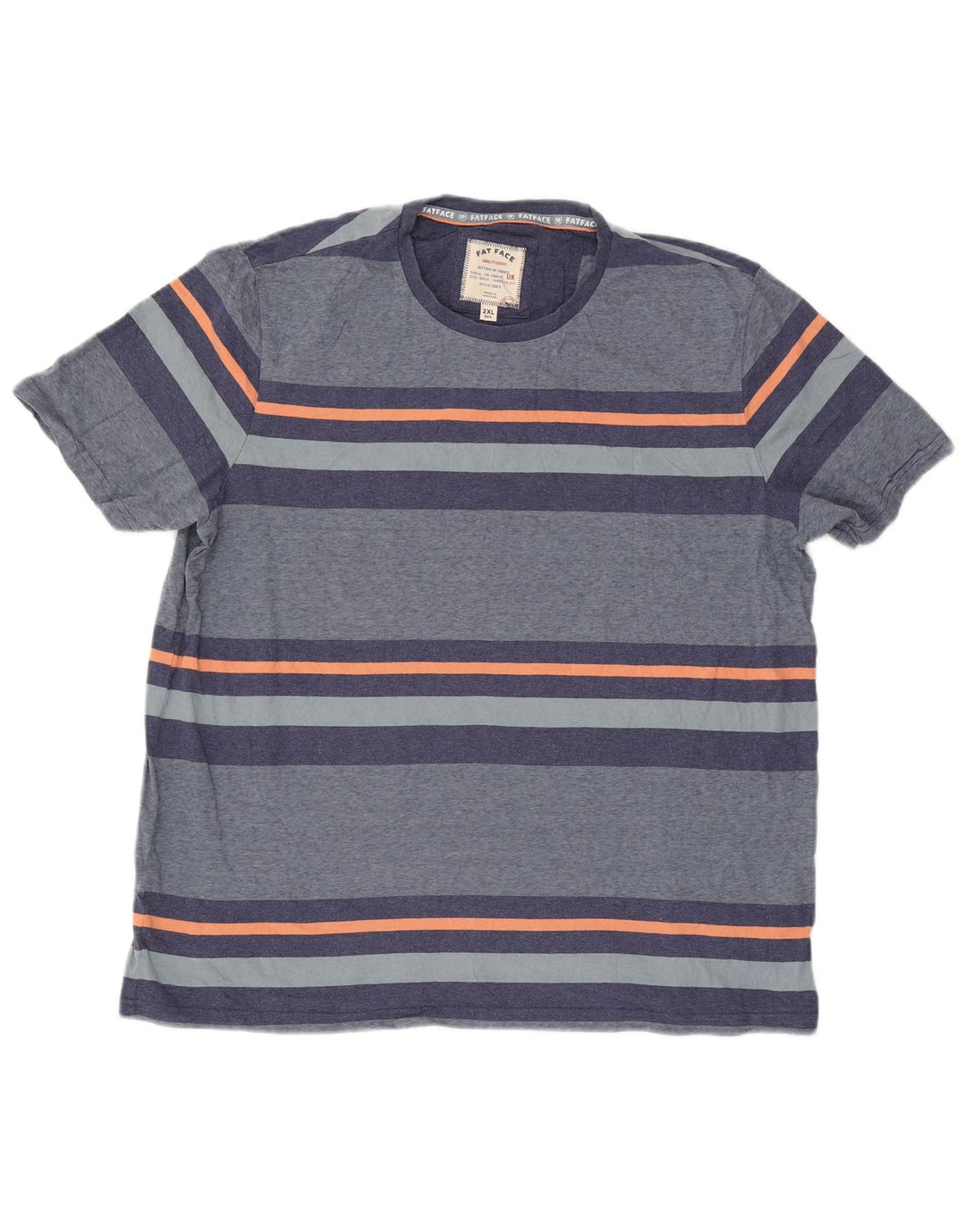 Мужская футболка Fat Face Top 2XL в синюю полоску