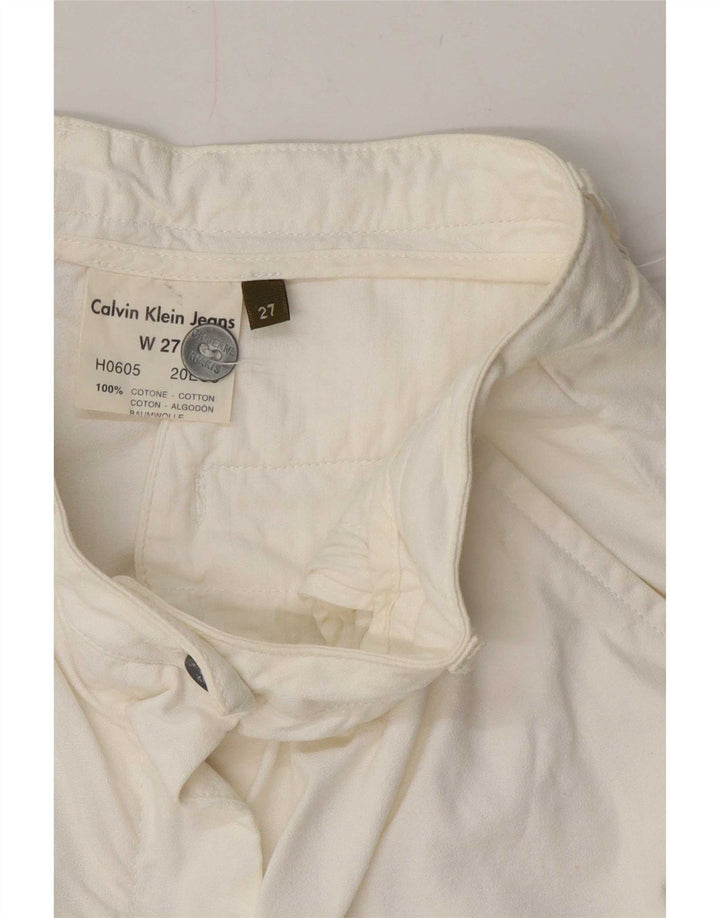 Женские шорты чинос Calvin Klein W27, маленькие белые хлопковые