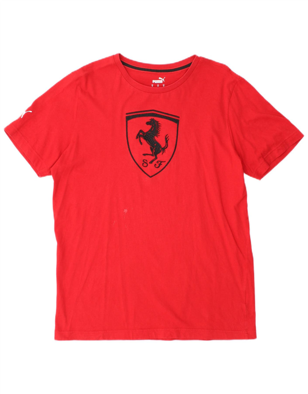 Мужская футболка с рисунком Puma Ferrari, средний красный