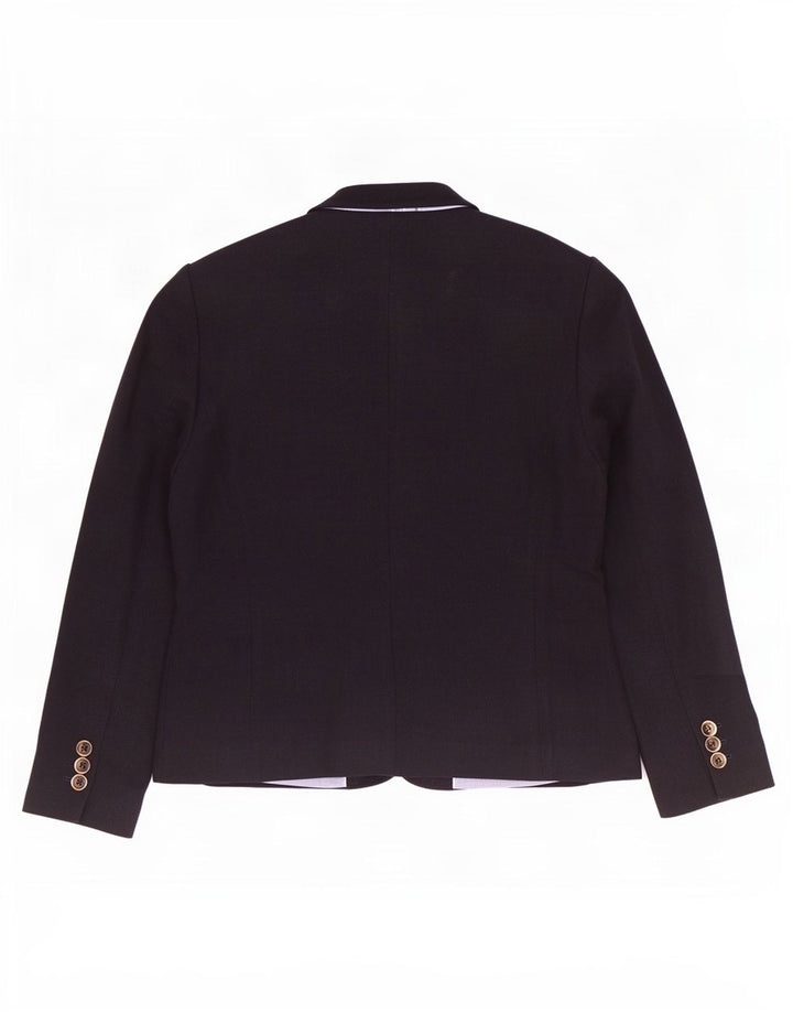 Женский пиджак Massimo Dutti на 1 пуговице EU 44 XL, черный хлопок