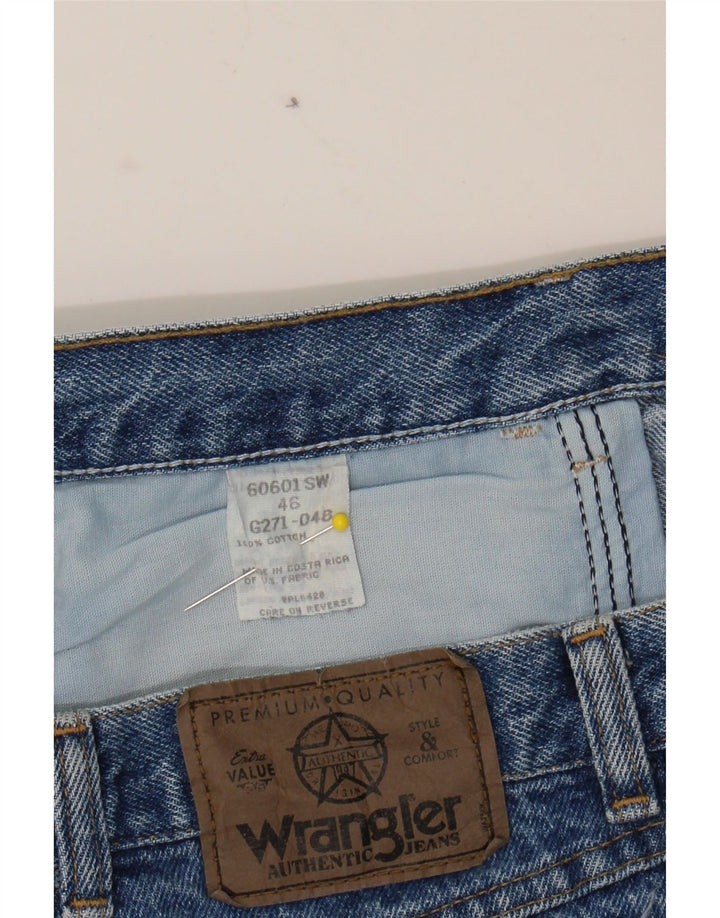 WRANGLER Mens Denim Shorts W46 3XL Blue Cotton Vintage Wrangler and Second-Hand Wrangler from Messina Hembry 