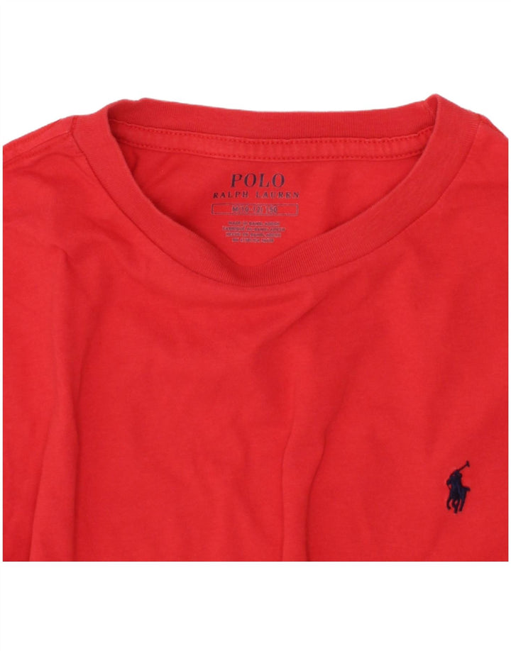 Футболка Polo Ralph Lauren для мальчиков, топ 10–11 лет, средний красный
