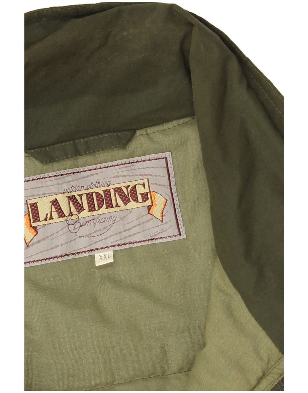 Винтажный мужской жилет UK 44 2XL, хаки, полиэстер