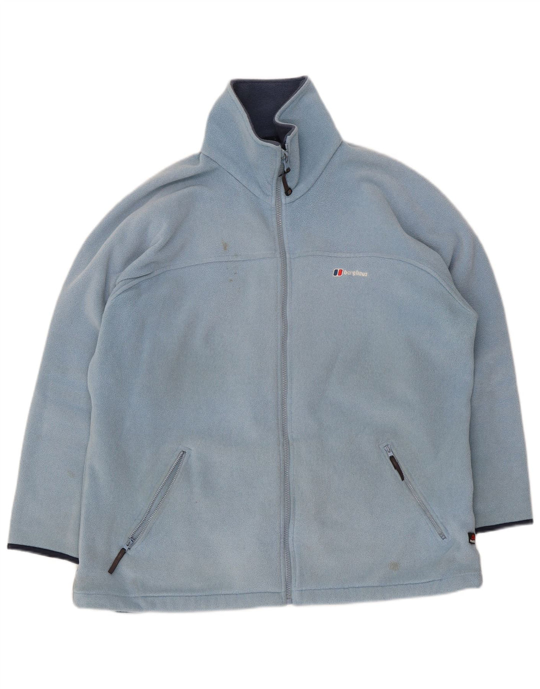 Женская флисовая куртка оверсайз Berghaus UK 14, большой синий полиэстер