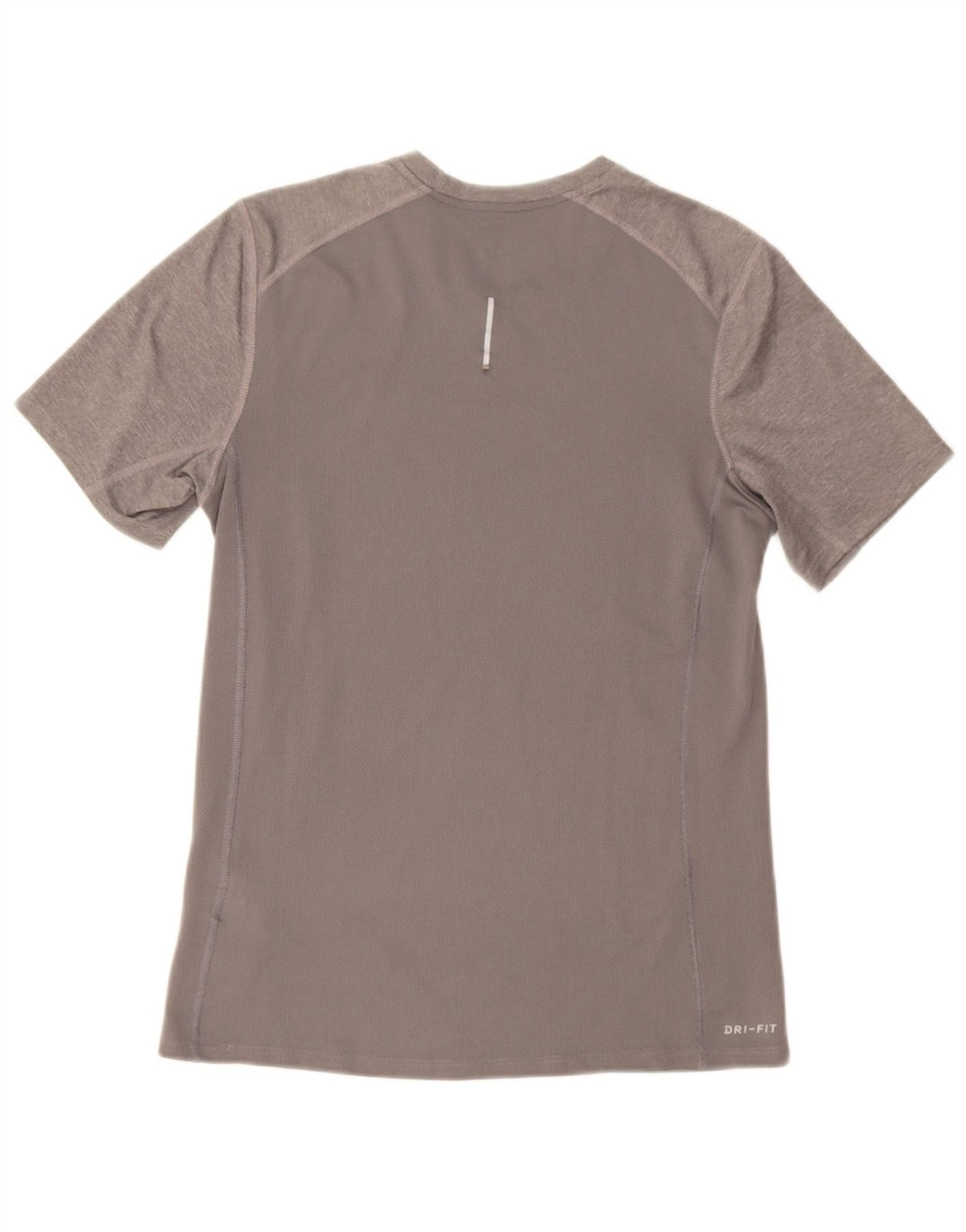 Мужская футболка Nike Dri Fit, маленький серый полиэстер
