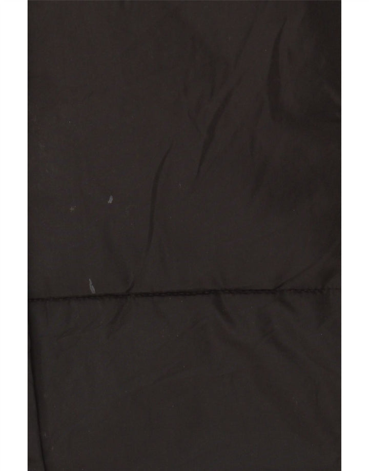 Женская стеганая куртка оверсайз Free People UK 16, большой черный полиэстер