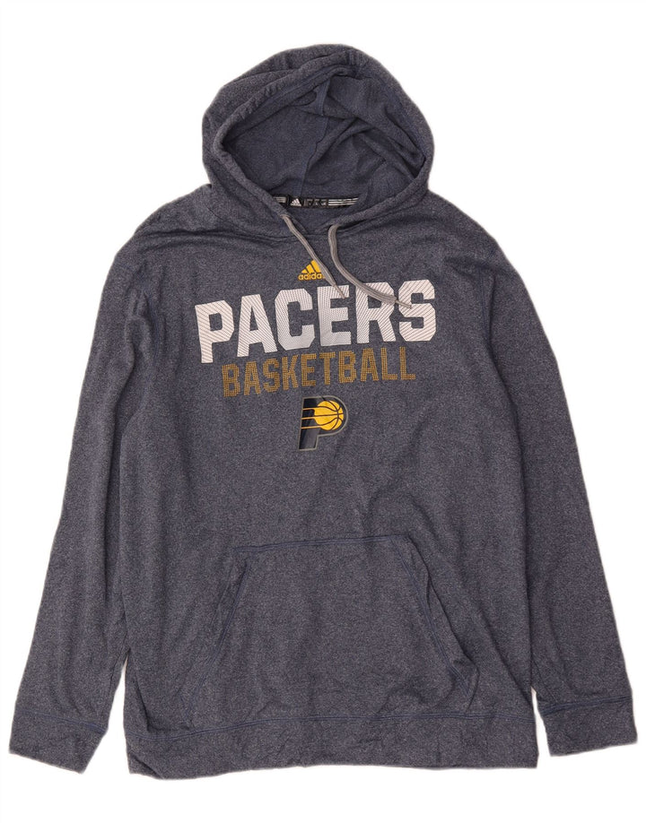Мужская толстовка с капюшоном Adidas Packers, большой синий полиэстер