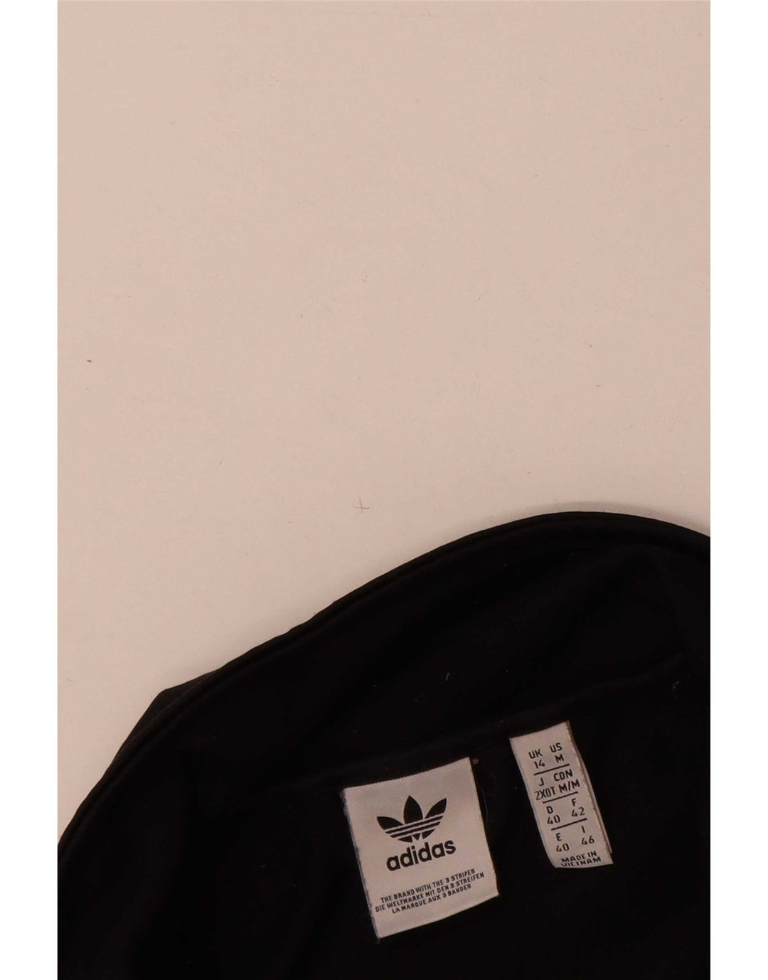 Женский спортивный костюм Adidas Top Jacket UK 14, средний черный, полиэстер с цветными блоками