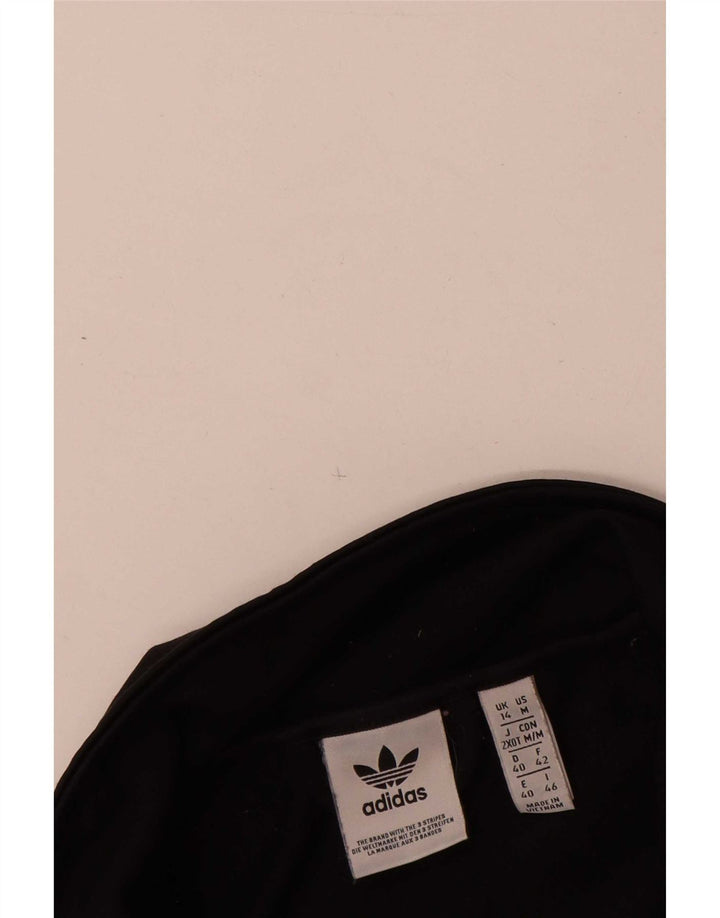 Женский спортивный костюм Adidas Top Jacket UK 14, средний черный, полиэстер с цветными блоками
