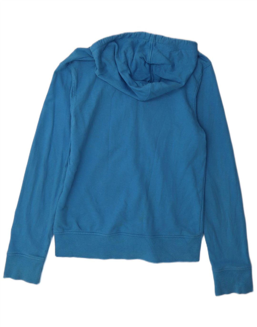 Мужской свитер с капюшоном и молнией с рисунком Jack & Jones, хлопковый средний синий цвет