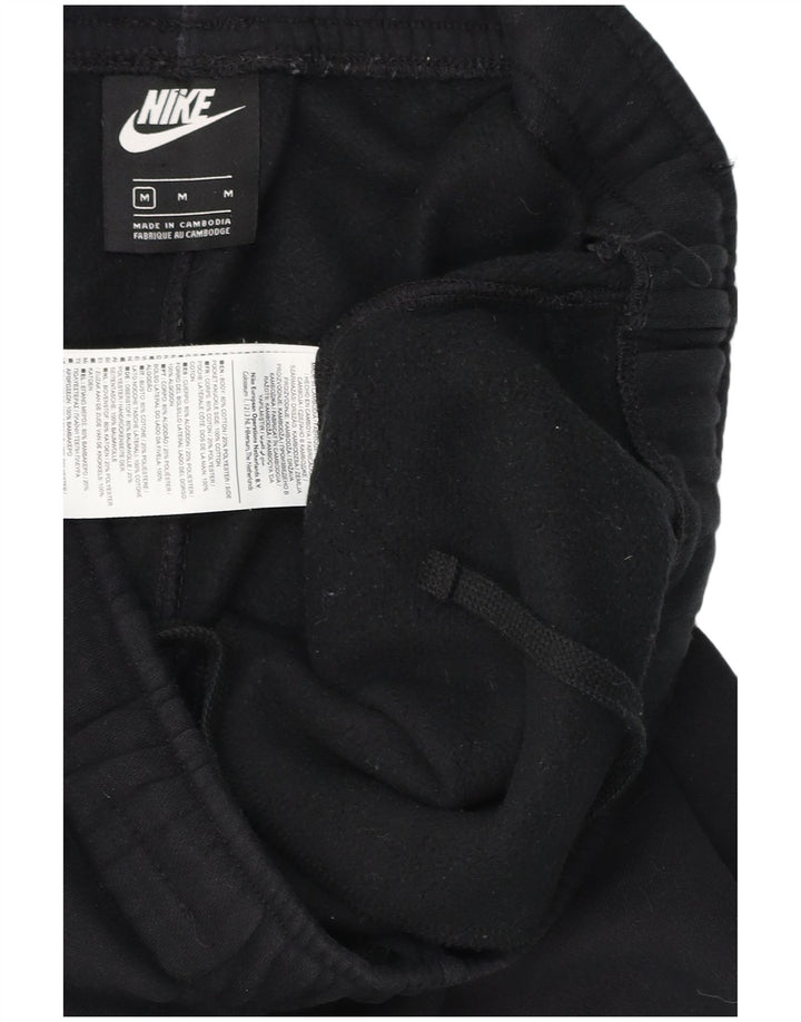 Мужские спортивные брюки Nike, джоггеры, средний черный, хлопок с цветными блоками