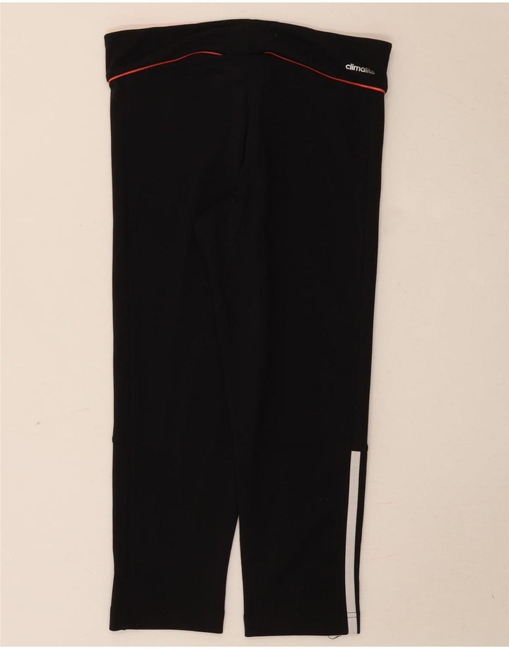 Женские леггинсы-капри Adidas Climalite UK 8, маленькие черные из полиэстера