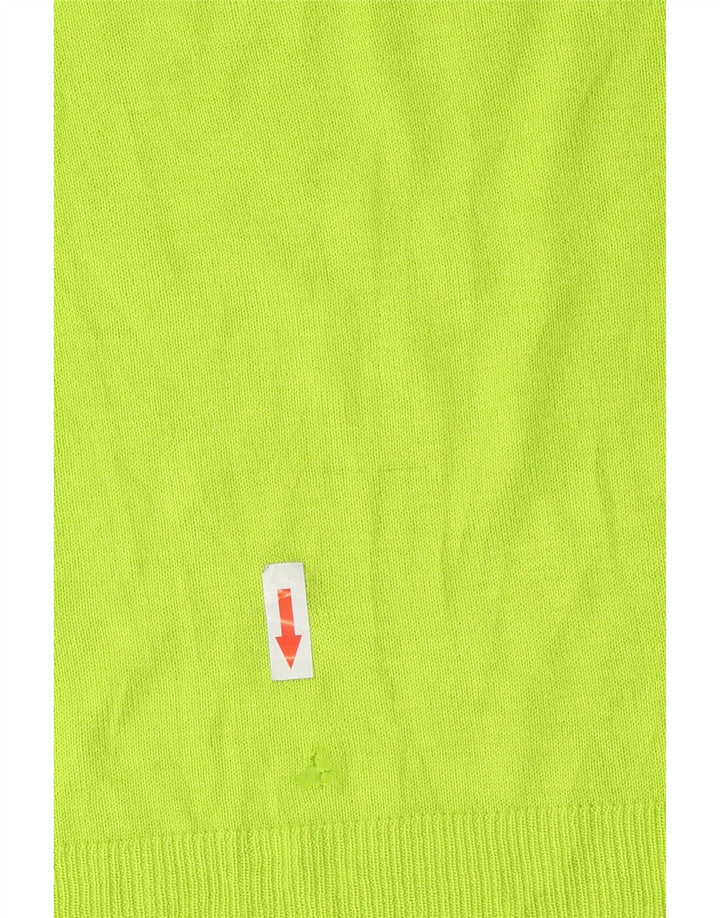 Женский свободный джемпер с вырезом «лодочка» Zara UK 10, маленький зеленый вискоза