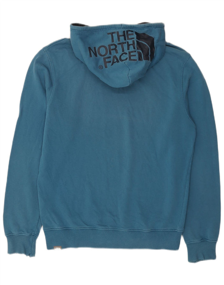 Мужской джемпер с капюшоном The North Face, хлопок, средний синий цвет