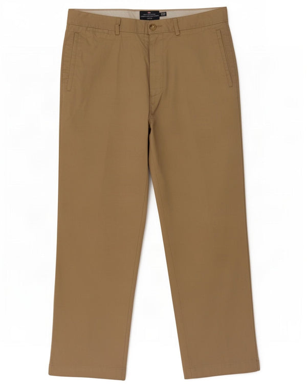 Мужские прямые брюки чинос Marks & Spencer Blue Harbour W34 L29 бежевые