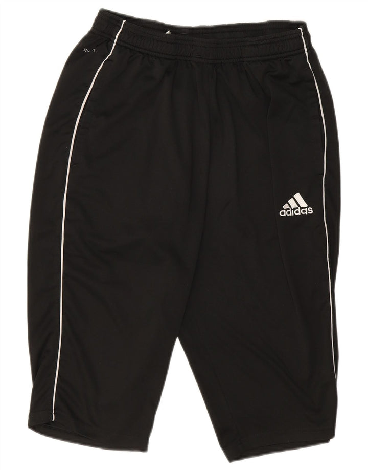 Мужские спортивные шорты-бермуды Adidas Climalite, средний черный полиэстер