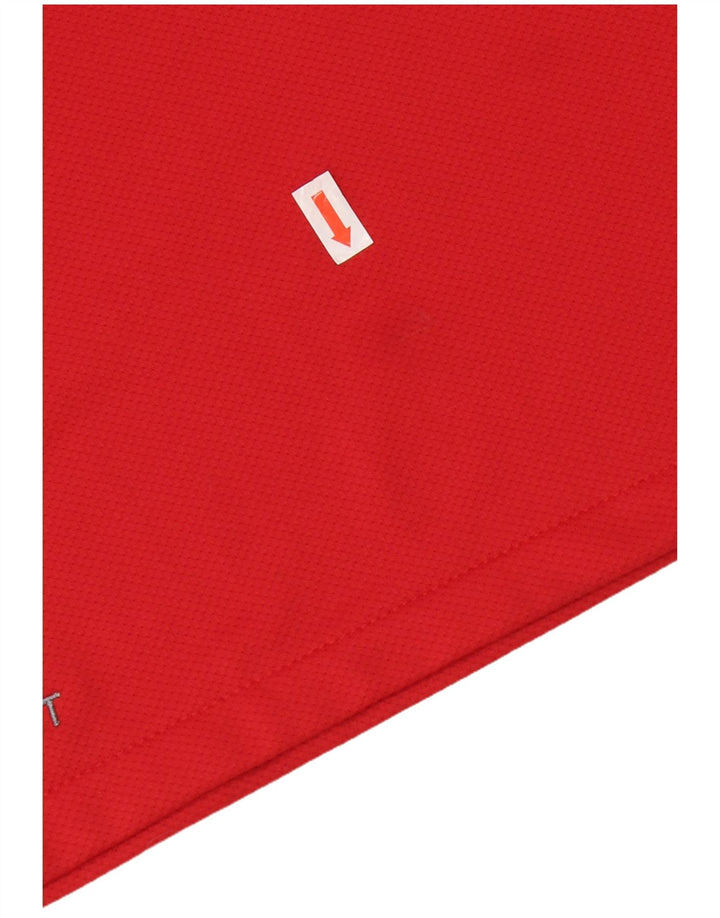 Мужская рубашка-поло Nike Dri Fit, средний красный полиэстер