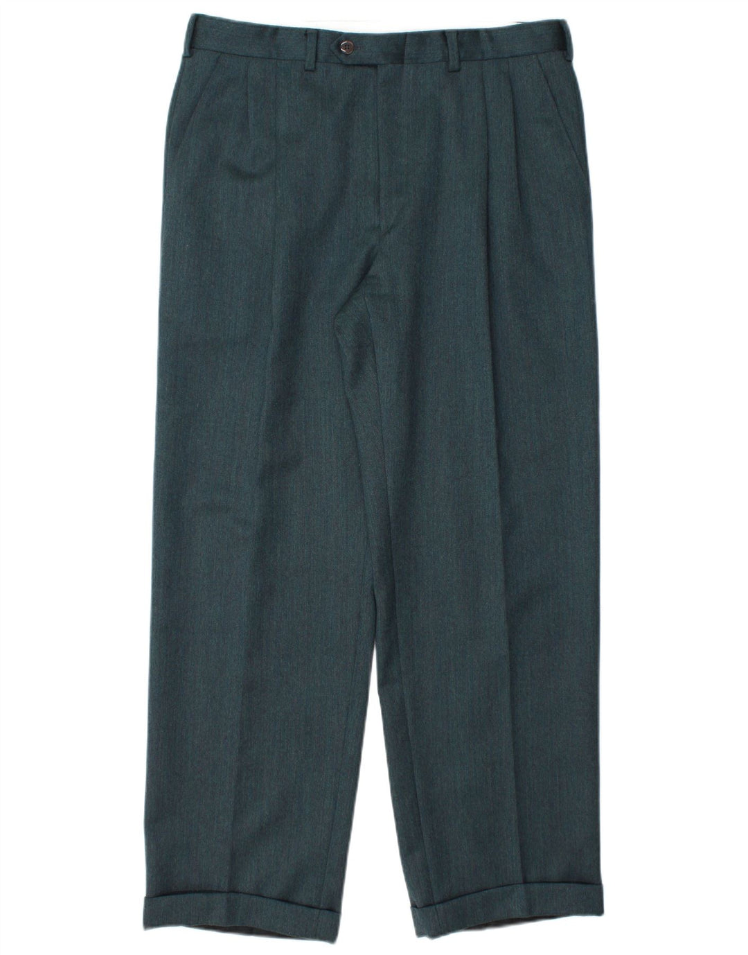 Мужской двубортный костюм-двойка ANGELICO IT 50, большой W34 L30, зеленый