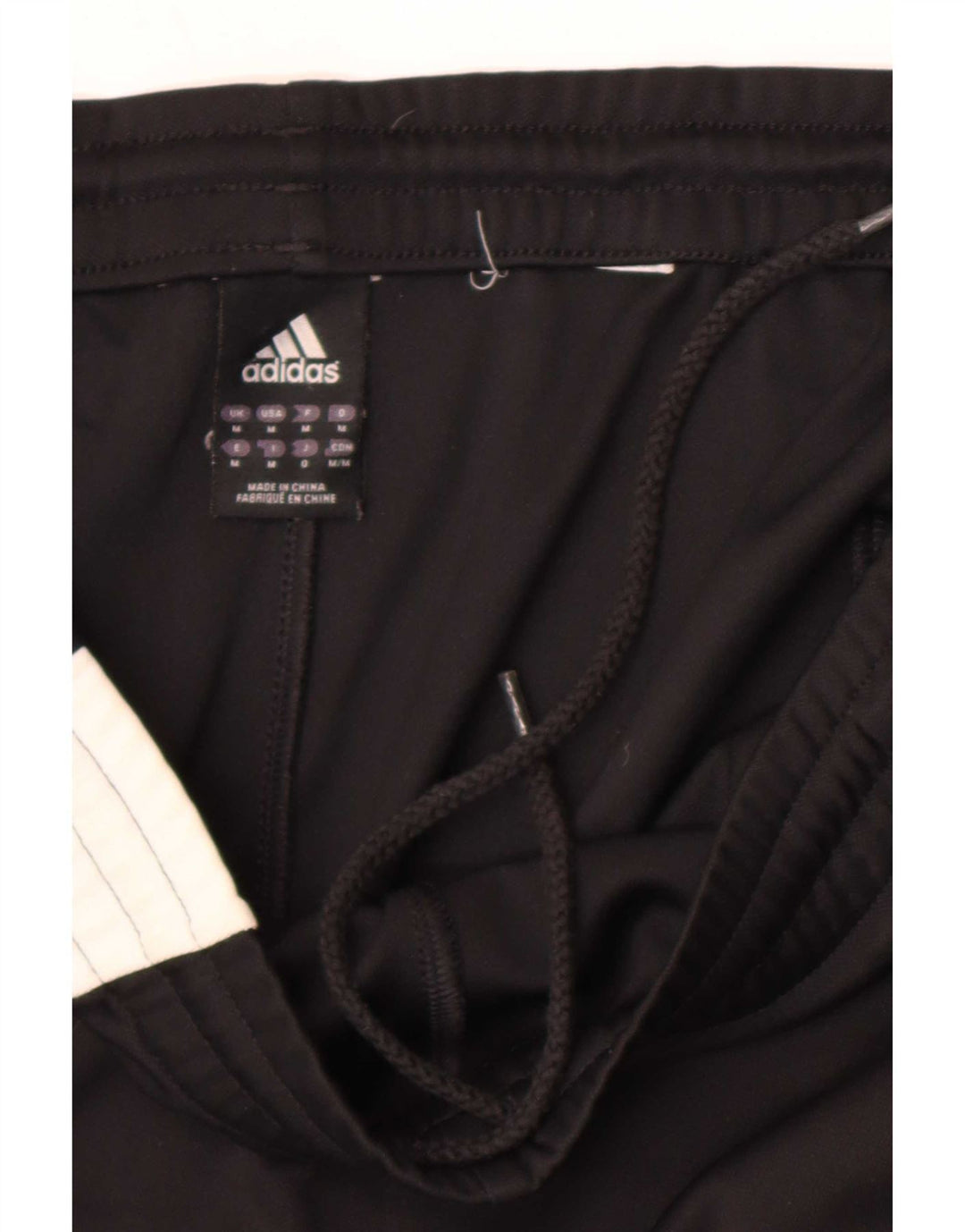 Мужские спортивные брюки Adidas с графическим рисунком, средние черные цветные блоки
