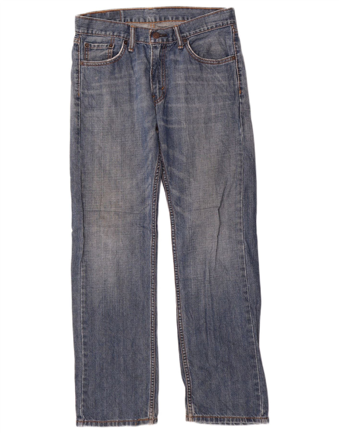 Мужские прямые джинсы Levi's 505 W30 L30 синие, хлопок