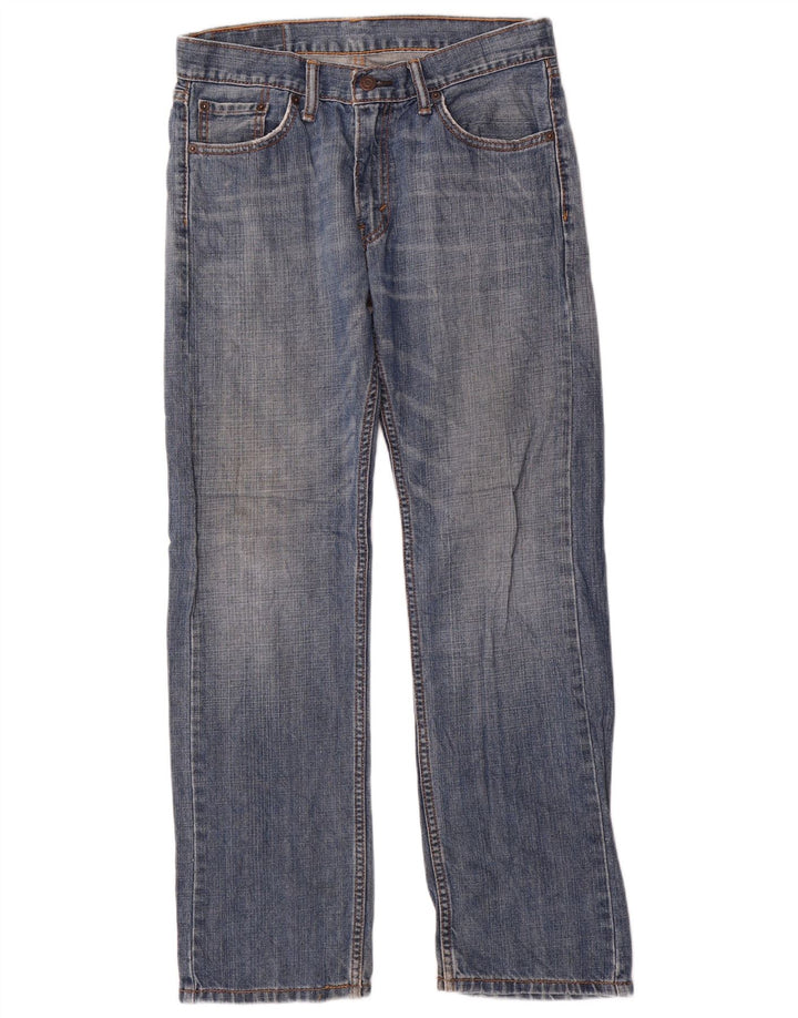 Мужские прямые джинсы Levi's 505 W30 L30 синие, хлопок