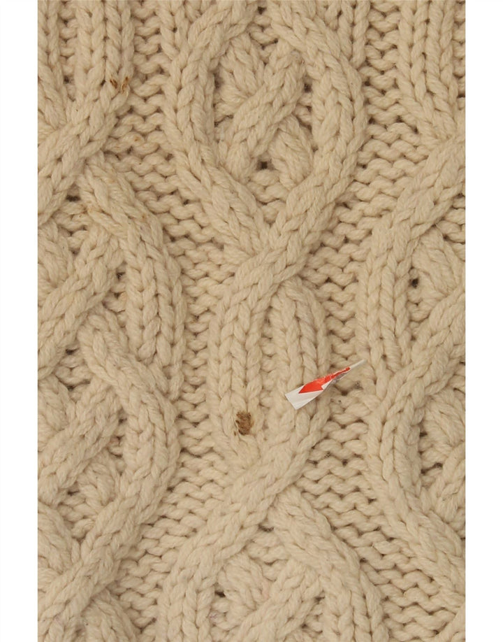 Мужской джемпер с воротником на пуговицах Timberland, большой шерстяной свитер белого цвета